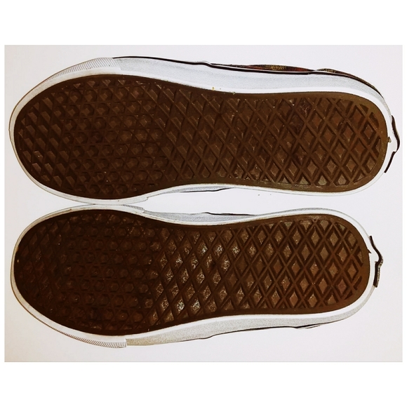 Vans 70's Era Multicolor Shag Red Orange Black - Picture 4 of 4